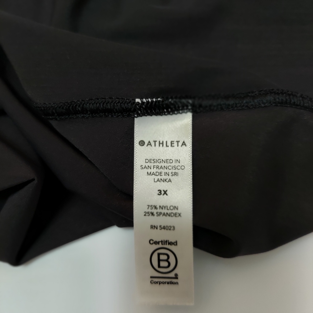 Athleta Woman' Black Tank Top Size 3X - Picture 3 of 5